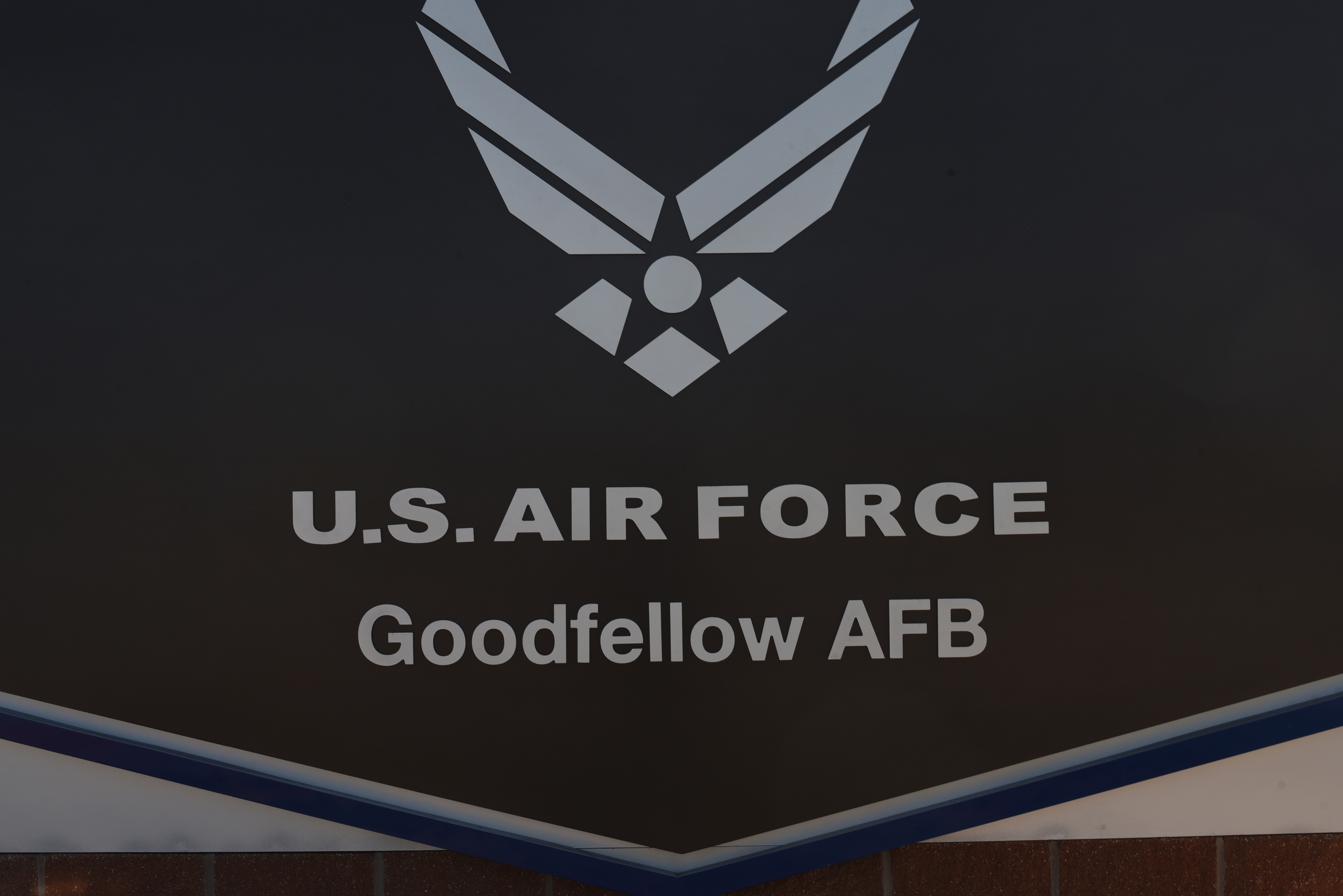 New gate signs installed at Goodfellow > Nellis Air Force Base > News
