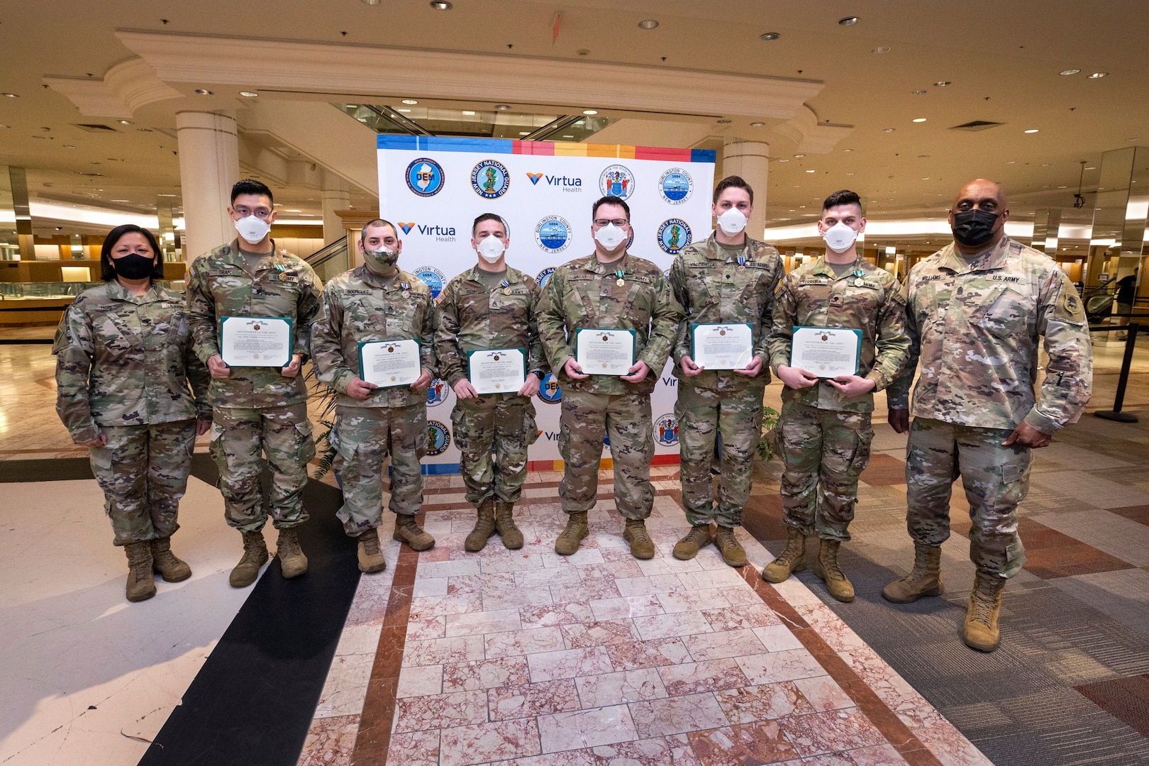 New Jersey Guard Soldiers recognized for lifesaving actions