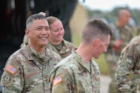 11th ECAB Soldiers meet First Army commanding general