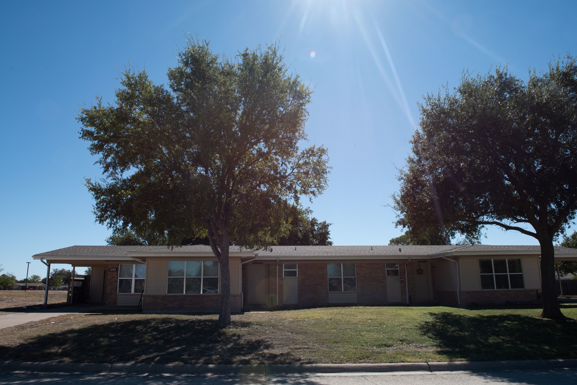 U.S. Air Force on base housing at Laughlin Air Force Base, Texas, Oct. 29, 2021. (U.S. Force photo by Airman Kailee Reynolds)