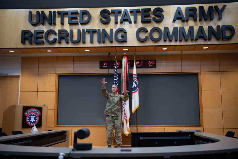 Vice chief of staff of the Army addressing USAREC.