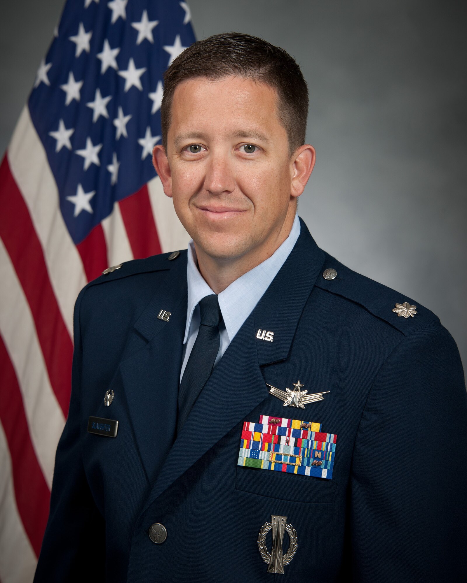 U.S. Space Force Lt. Col. Jon Slaughter, Space Delta 3 – Space Electromagnetic Warfare deputy commander.