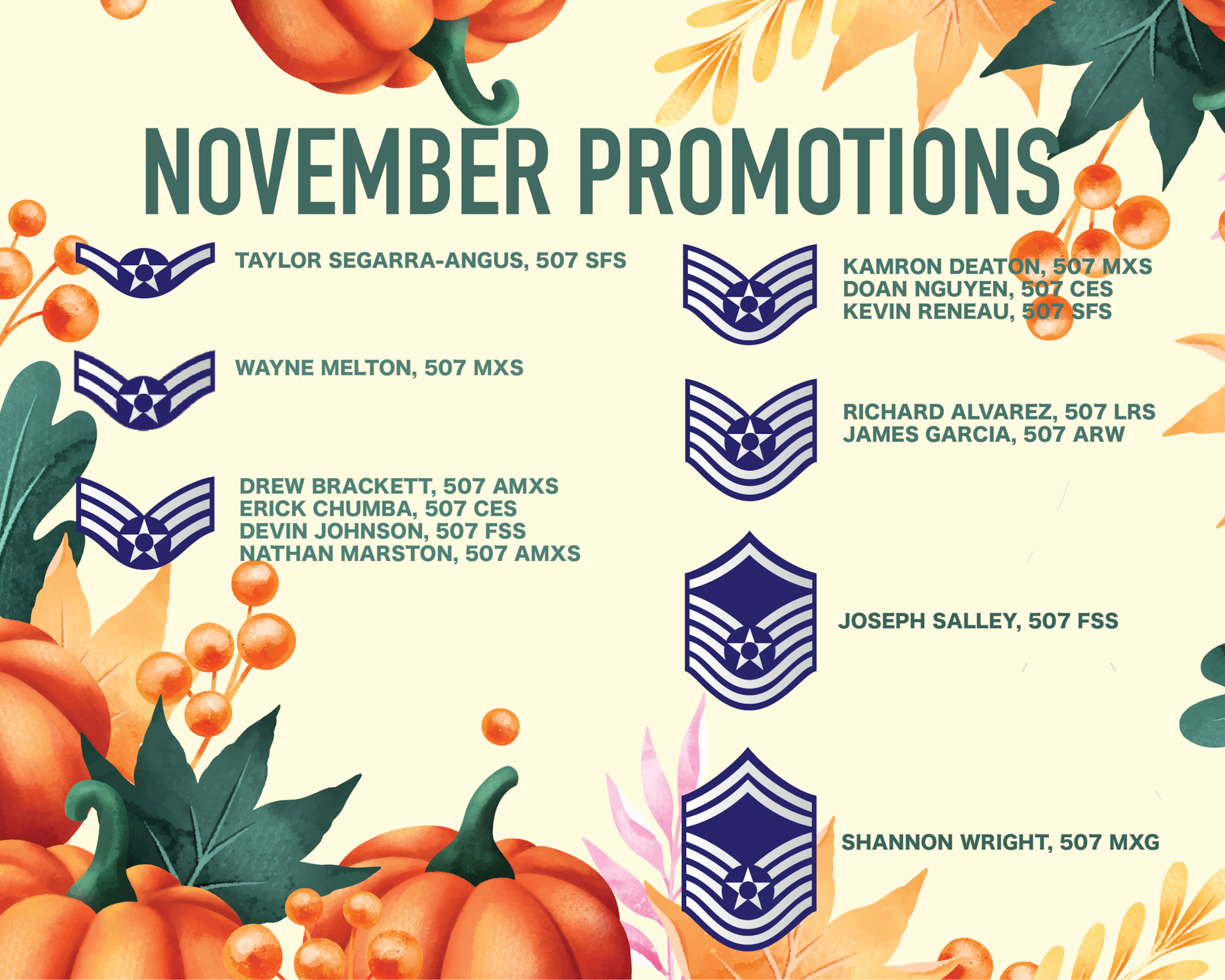 November Promotions