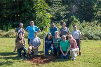 Norfolk Naval Shipyard’s (NNSY) Natural Resources Program office and NNSY volunteers participated in the National Environmental Education Foundation’s (NEEF) National Public Lands Day (NPLD) by planting native trees at the Craddock Little League Fields. These efforts were to enhance broader Environmental Stewardship, improve air quality, reduce and store excess carbon, stabilize soils, provide shade, and increase native biodiversity. Established in 1994 and held annually, NPLD is the nation's largest single-day volunteer event for public lands.