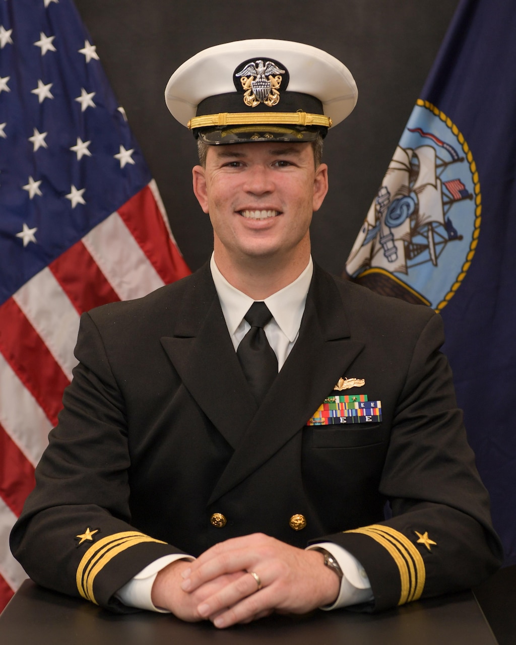 Official Studio Portrait of Lt. Cmdr. M. Quinn Matt