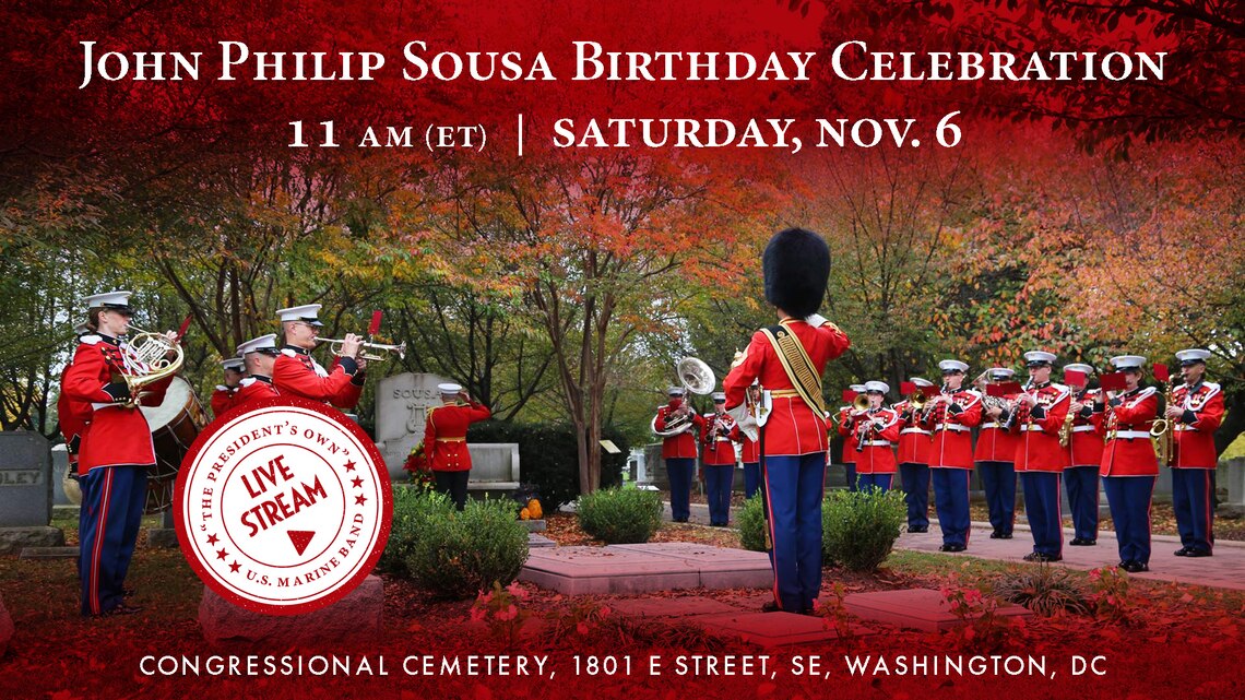 Sousa Grave Ceremony Graphic 2021