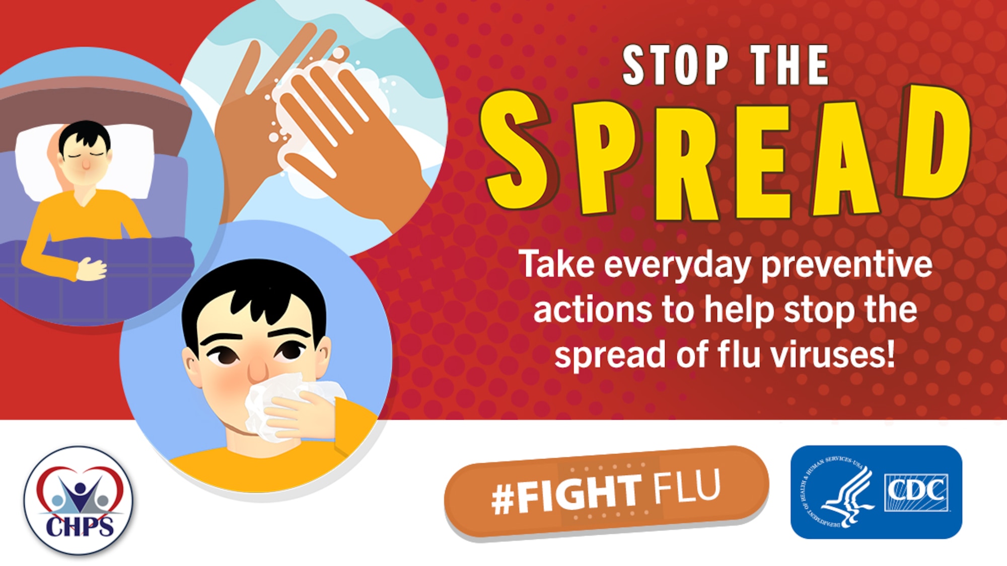 Banner of Flu Prevention.