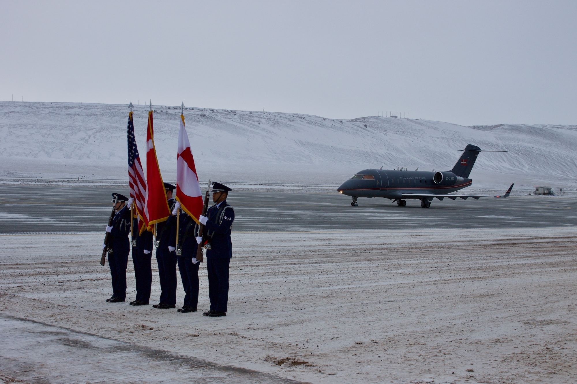 Her Majesty the Queen of Denmark, Margrethe II, visits Thule