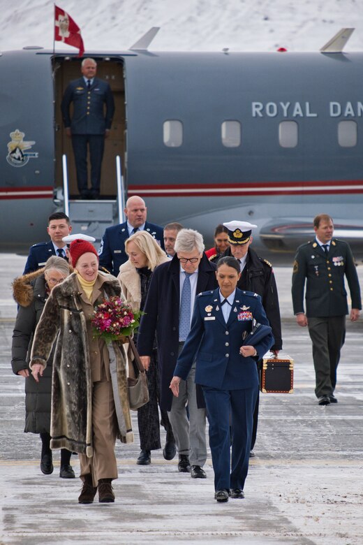 Her Majesty the Queen of Denmark, Margrethe II, visits Thule