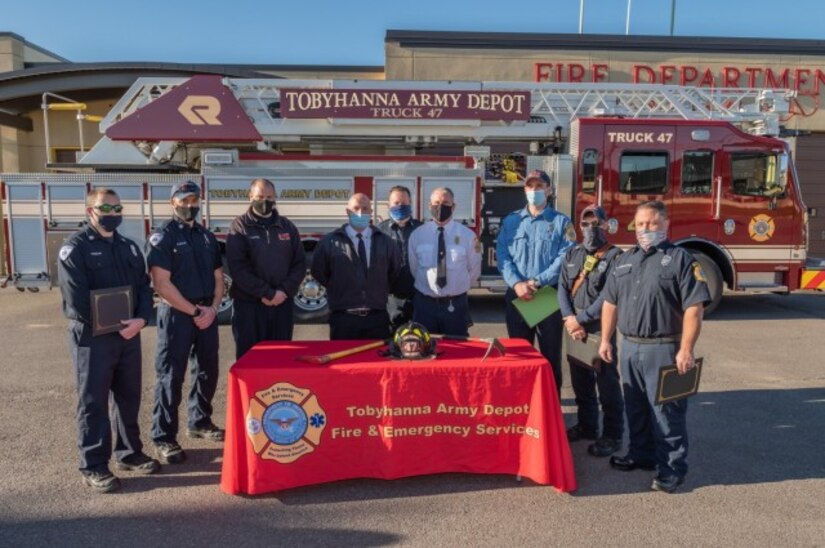 Photo of Tobyhanna Army Depot Fire & Emergency Services personnel
