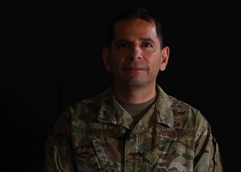 U.S. Air Force Col. Sergio Anaya, 62nd Operations Group commander, sent 36 teams of 62nd Airlift Wing Airmen to aid in Operation Allies Freedom in August 2021. Anaya, a command pilot proficient in operating four different aircraft and with more than 3,800 flight hours and 930 combat hours, said what put him at ease during such a high-intensity situation was the trust he had in his Airmen’s ability to accomplish the mission. (U.S. Air Force photo by Senior Airman Zoe Thacker)