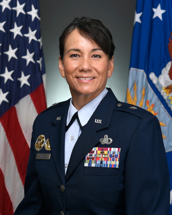 This is the official portrait of Brig. Gen. Debra A. Lovette.