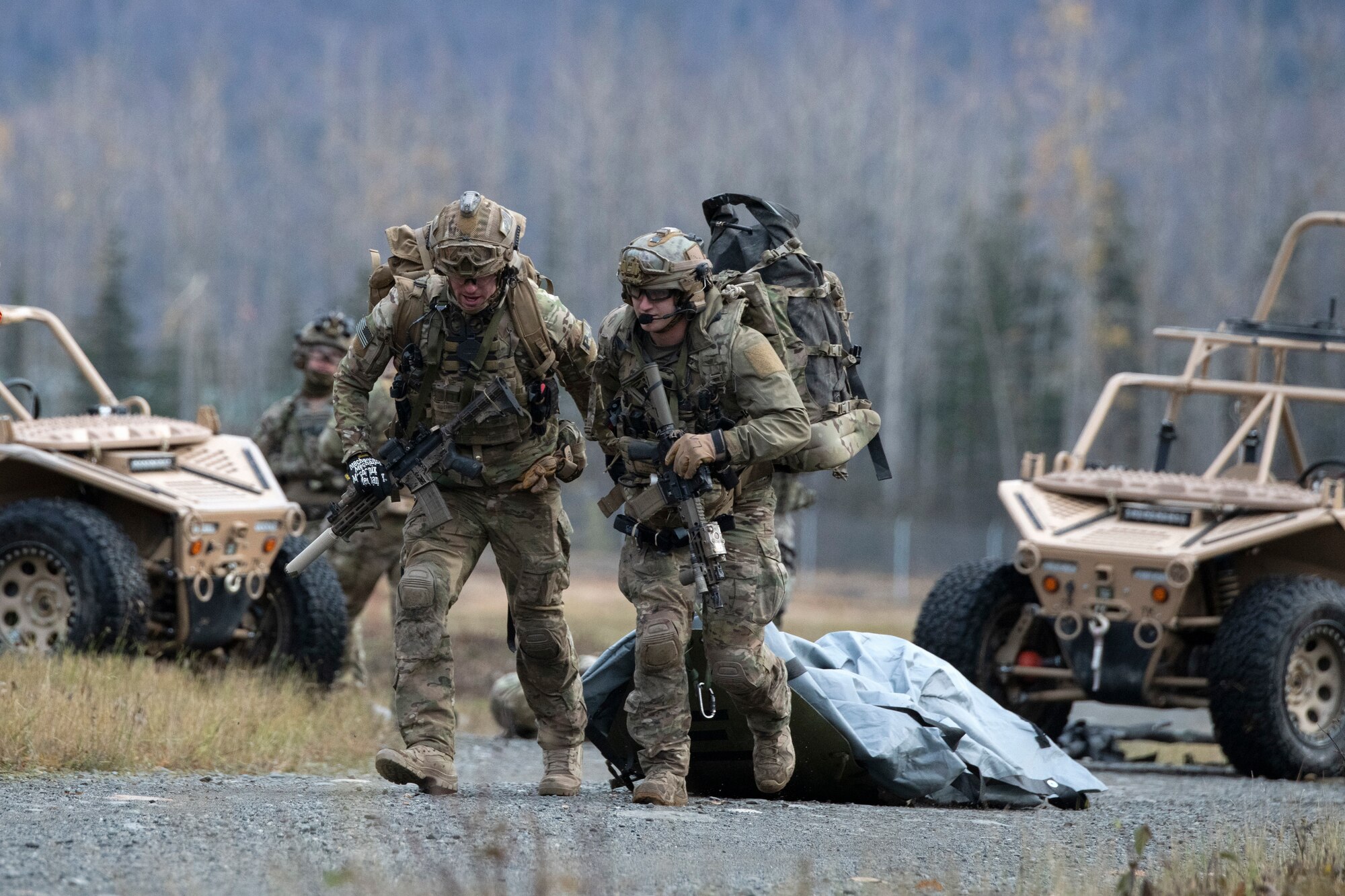 Arctic Guardian PJs partner with Army Guard for mass casualty exercise