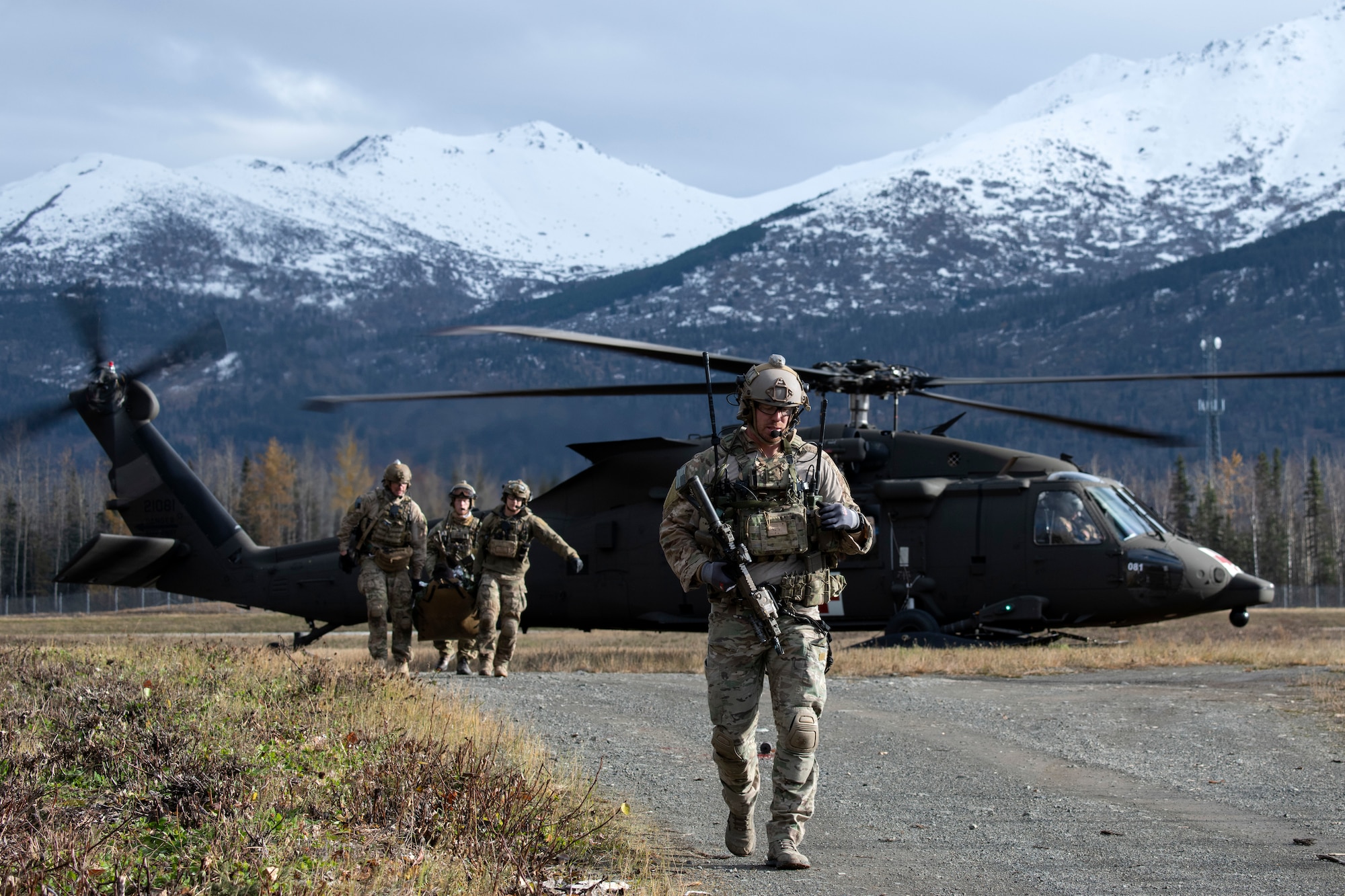 Arctic Guardian PJs partner with Army Guard for mass casualty exercise