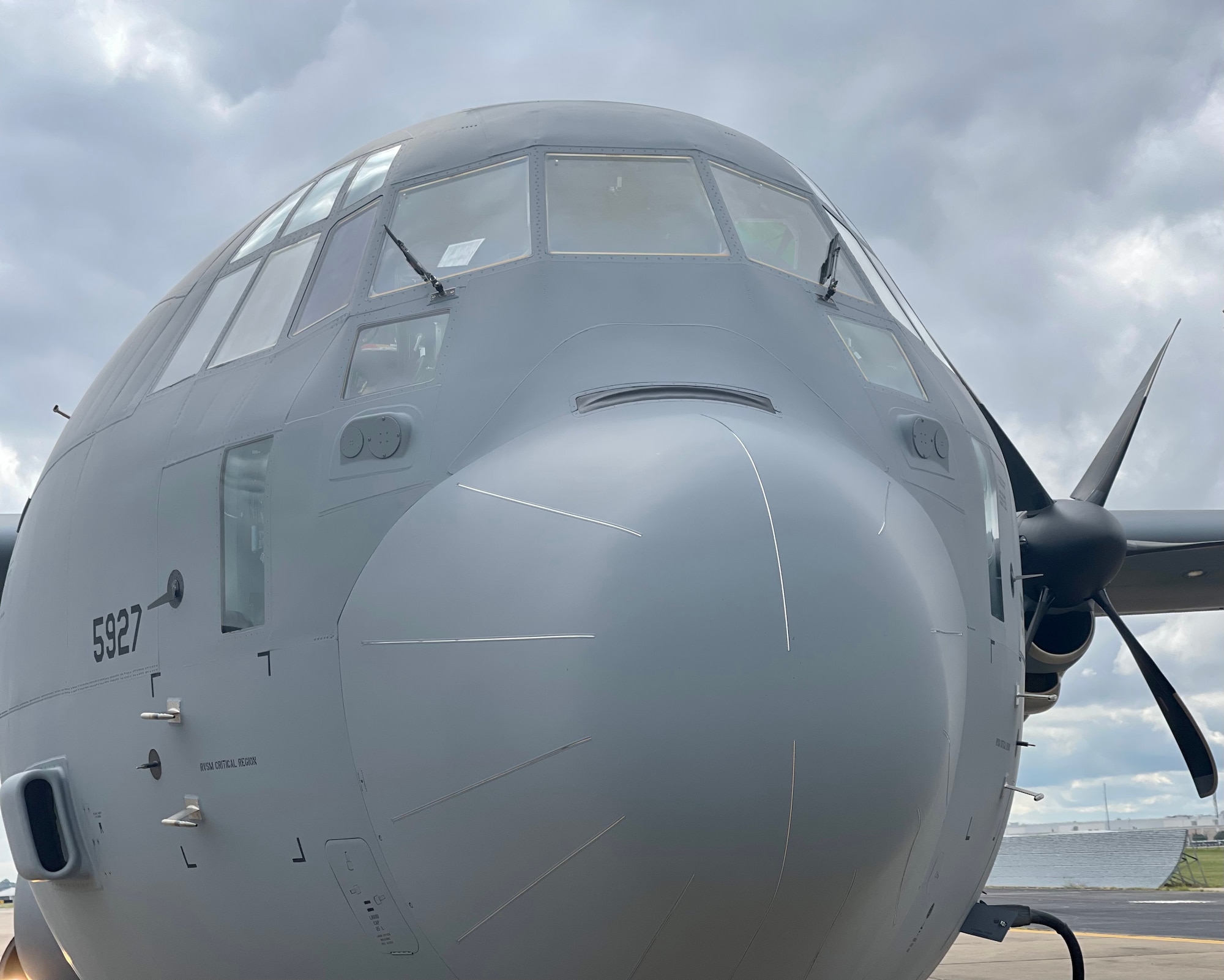 Close up of C-130J nose