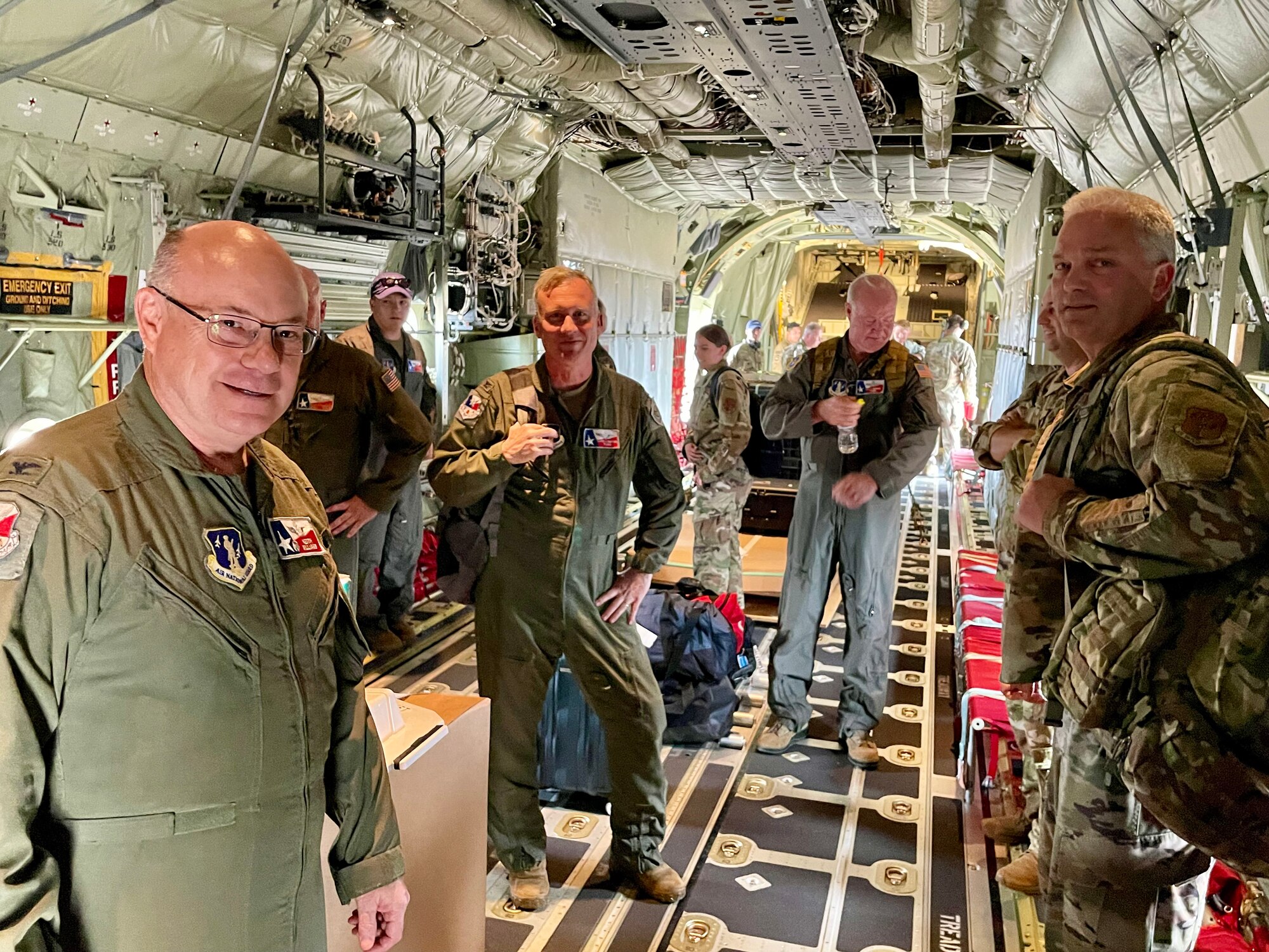 Passengers are happy for successful C-130J arrival