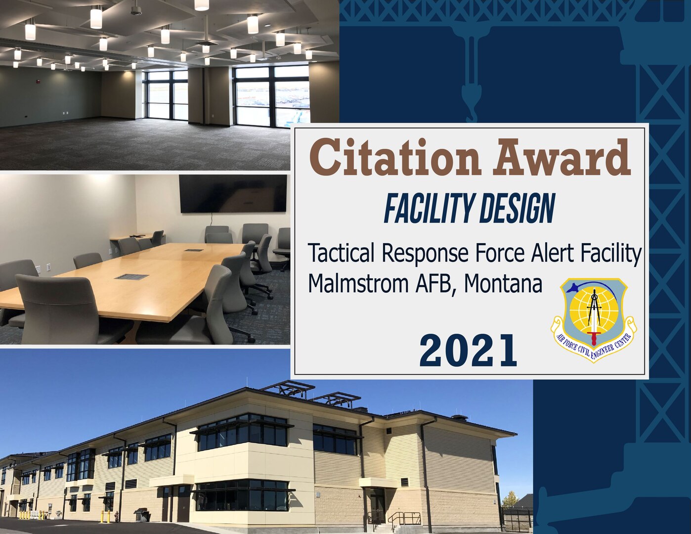 Graphic for Malmstrom AFB 2021 Design Award win