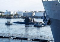 USS Pasadena (SSN 752) returned to the fleet Oct. 31 following successful completion of its Drydocking Selected Restricted Availability (DSRA) at Norfolk Naval Shipyard (NNSY).