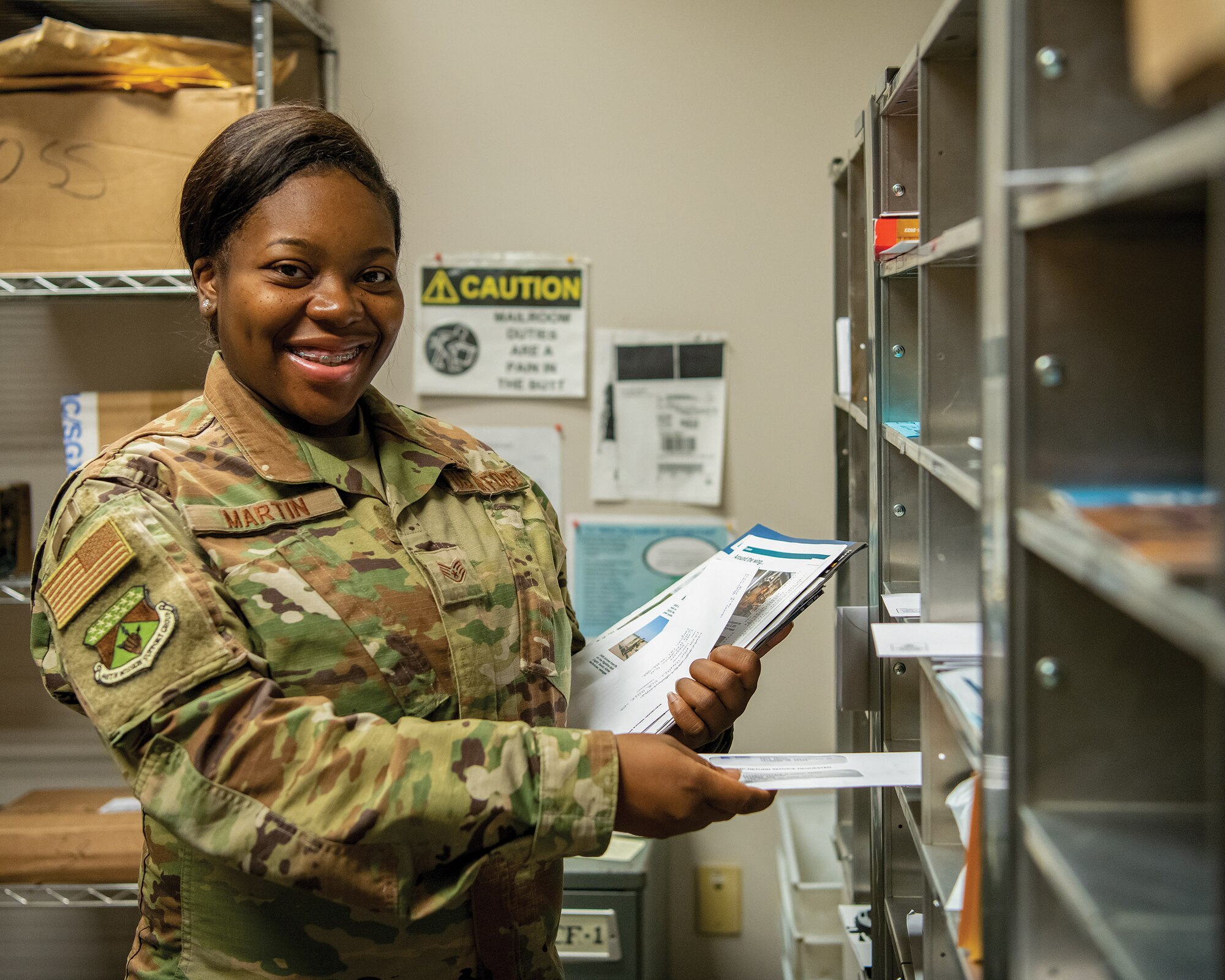 Staff Sgt. Mariah Lynn Martin, 445th Mission Support Group commander’s support staff technician/mail clerk, is the 445th Airlift Wing November 2021 Spotlight Performer.