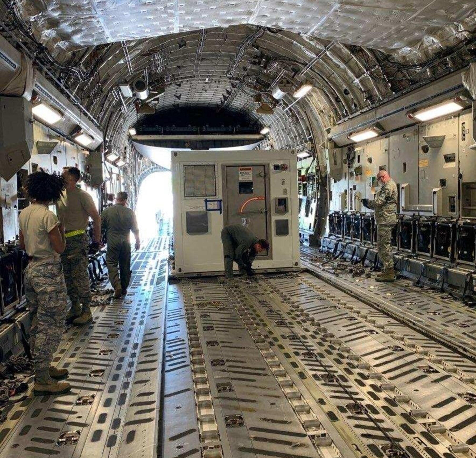 AFOTEC’s Detachment 2 test team, lead by Maj. Phillip Hoyt, is at Joint Base Charleston, South Carolina testing the Portable Bio-Containment Module (PBCM) on airworthiness requirements on the C-17 aircraft along with several other key areas during this Joint Urgent Operational Need testing event. PBCM is an existing capability currently being used by the Department of State. With the urgent need to transport as many as 4,000 American citizens from overseas per month, PBCM is one of many options the Air Force is considering to transport infectious patients. This testing is just one of a series of testing that AFOTEC is conducting to support the current COVID-19 pandemic.