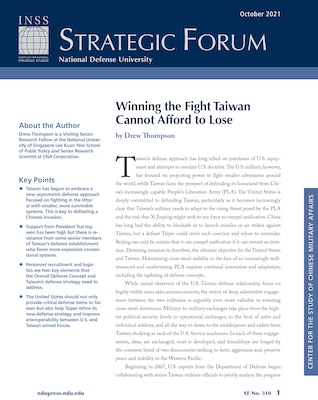 Winning the Fight Taiwan Cannot Afford to Lose