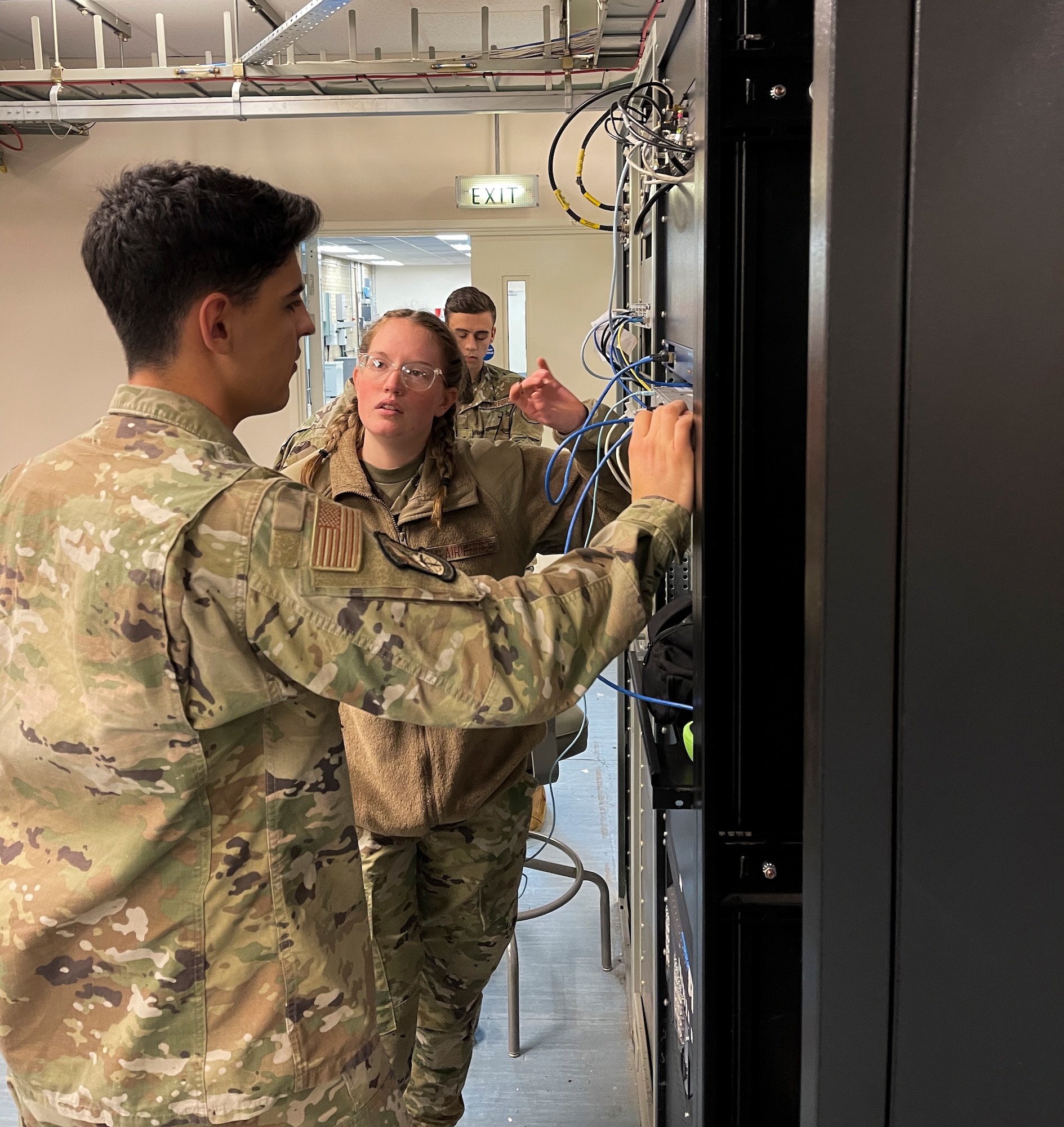 The scenario, a simulated break in communications between RAF Croughton and RAF Barford St. John, was a test of the 501st Combat Support Wing's readiness to continue executing its mission in the face of various obstacles.