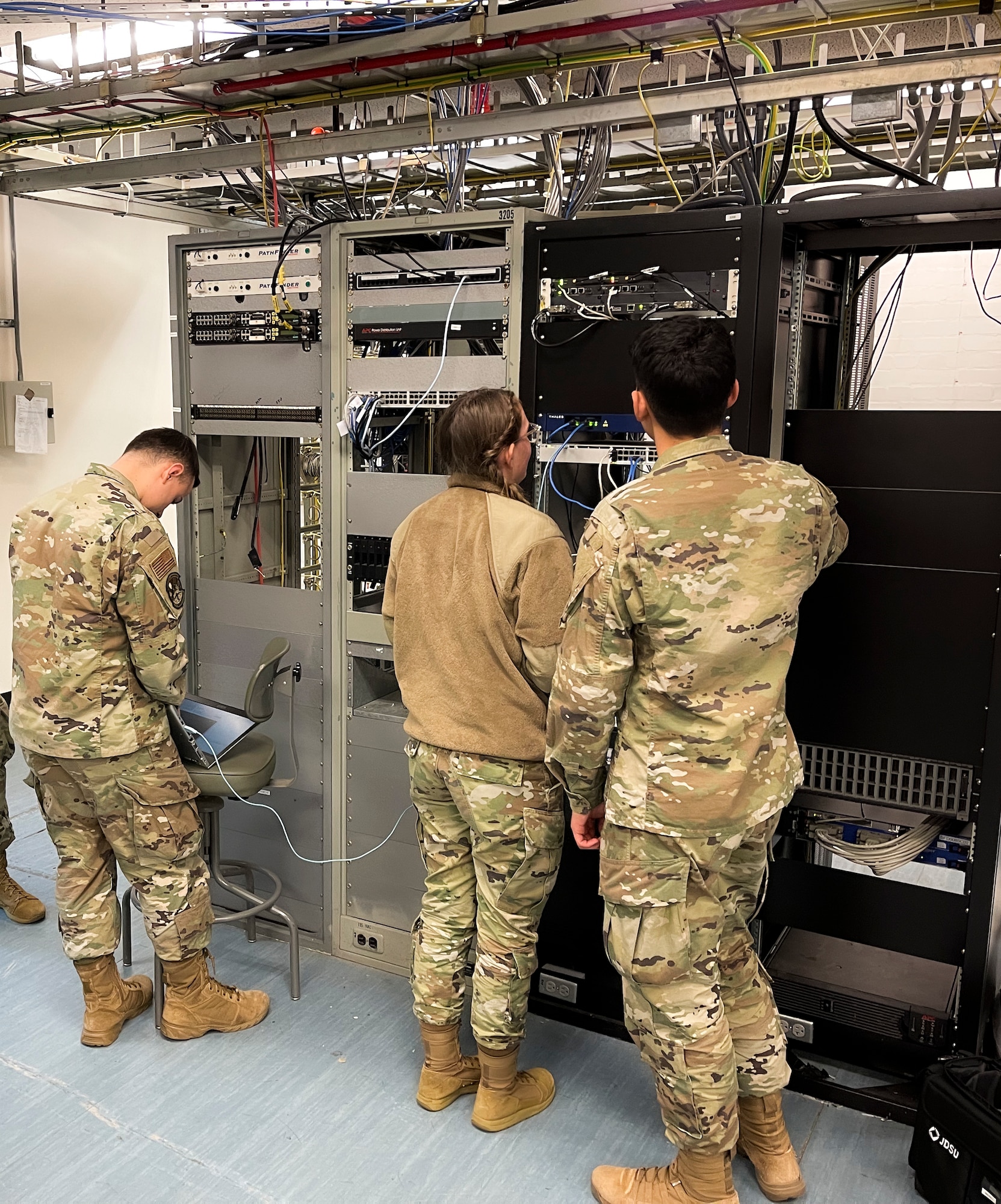 The scenario, a simulated break in communications between RAF Croughton and RAF Barford St. John, was a test of the 501st Combat Support Wing's readiness to continue executing its mission in the face of various obstacles.