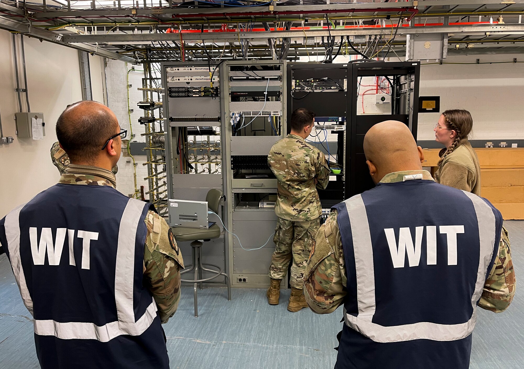 The scenario, a simulated break in communications between RAF Croughton and RAF Barford St. John, was a test of the 501st Combat Support Wing's readiness to continue executing its mission in the face of various obstacles.