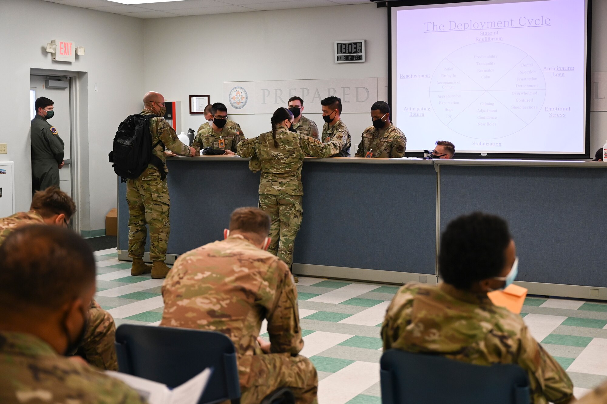 KAFB Airmen and personnel participated in a deployment exercise at Kirtland Air Force Base, N.M., Nov. 3, 2021.