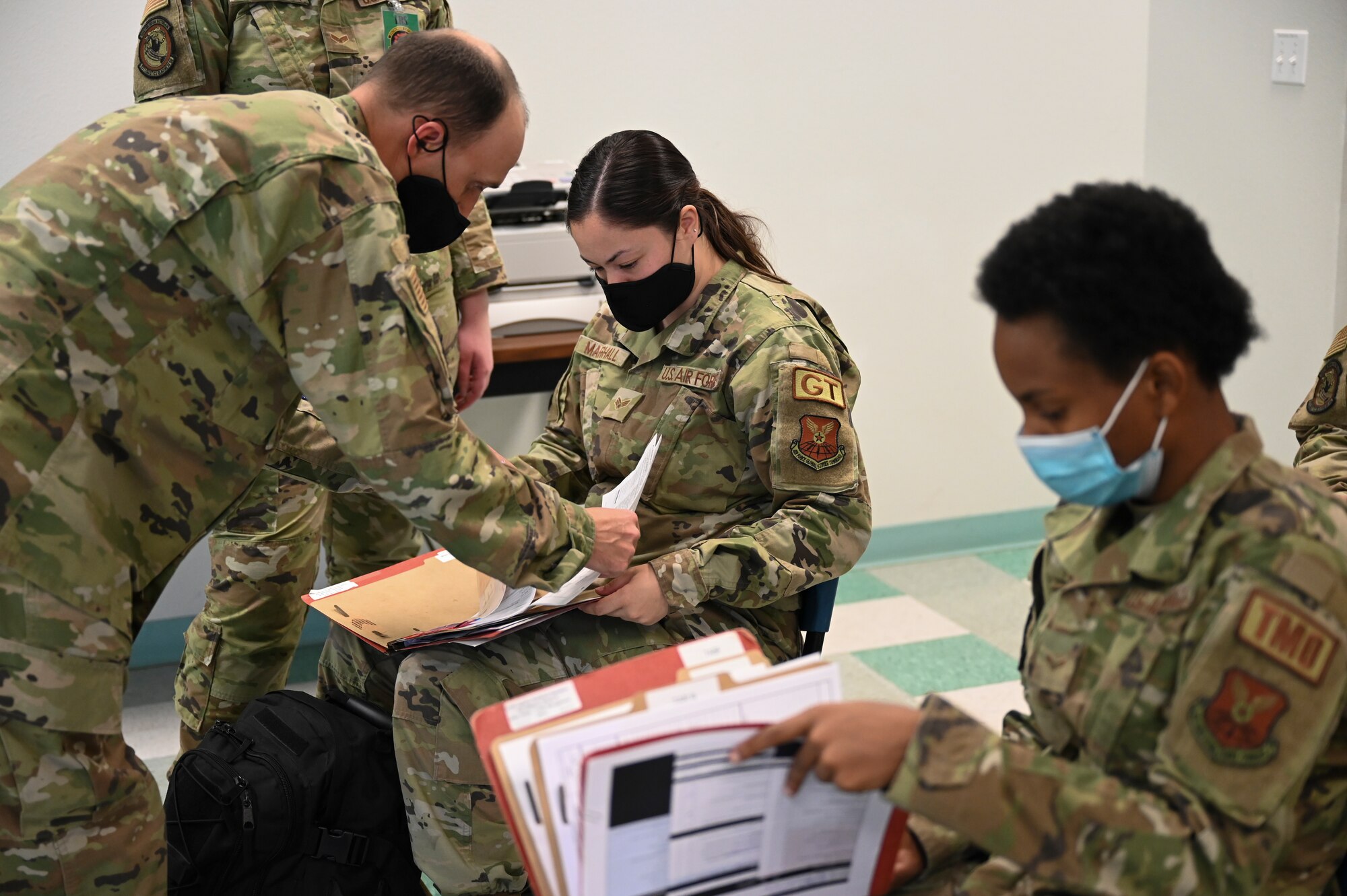 KAFB Airmen and personnel participated in a deployment exercise at Kirtland Air Force Base, N.M., Nov. 3, 2021.