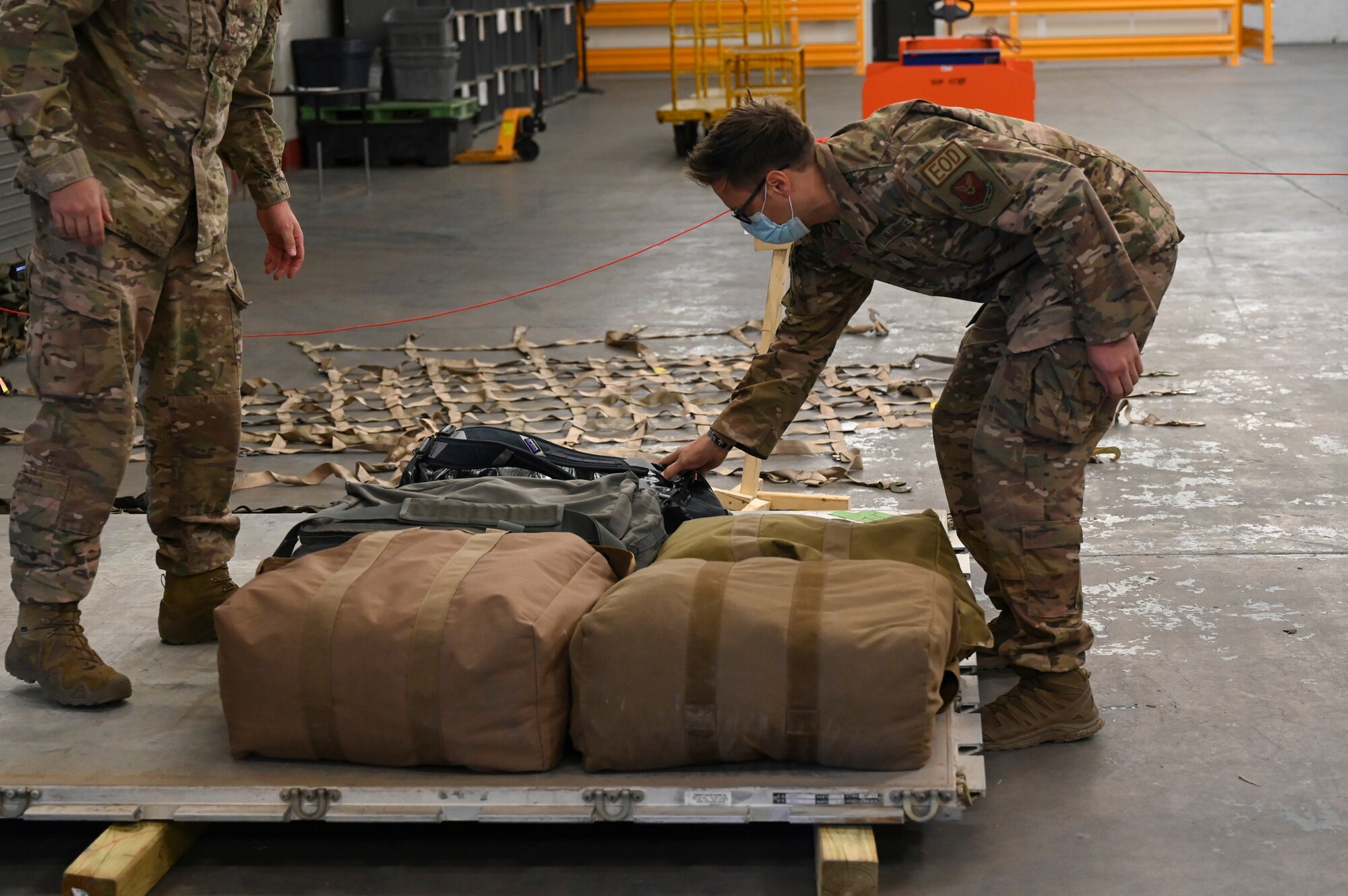 KAFB Airmen and personnel participated in a deployment exercise at Kirtland Air Force Base, N.M., Nov. 3, 2021.