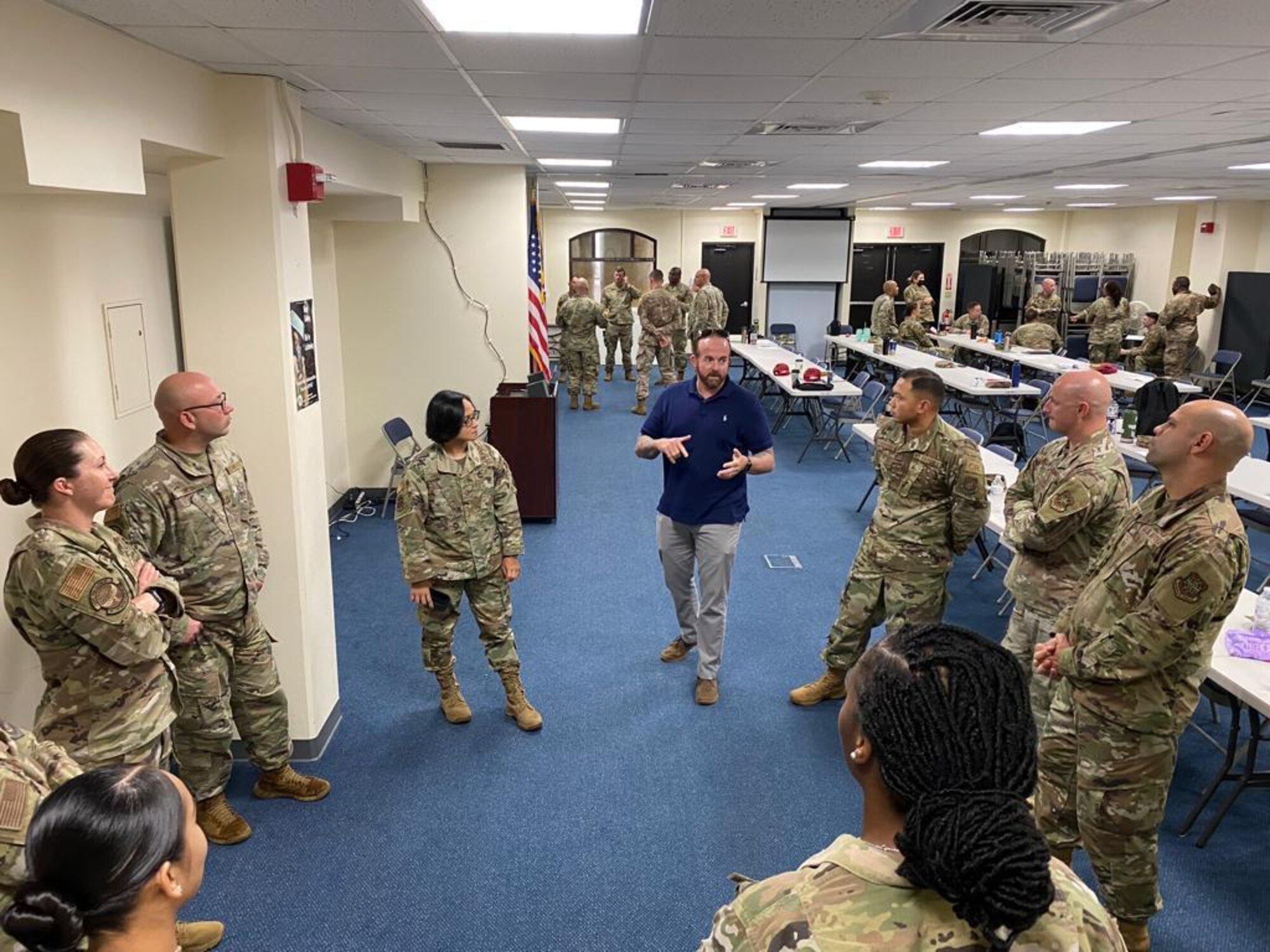 Members of Team Andersen participated in a First Sergeant symposium at Andersen Air Force Base, Oct. 25, 2021.
