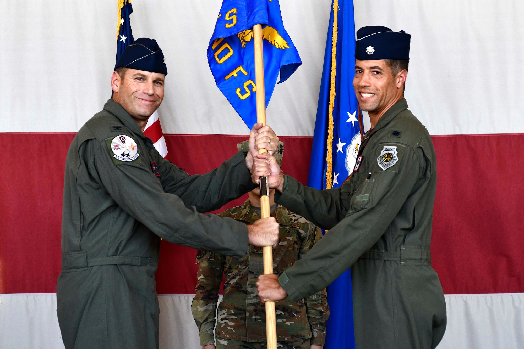 The 52nd Fighter Squadron celebrated a major milestone by holding their first ever F-35 change of command ceremony since being reactivated earlier this year at Luke Air Force Base, Arizona, October 29, 2021.