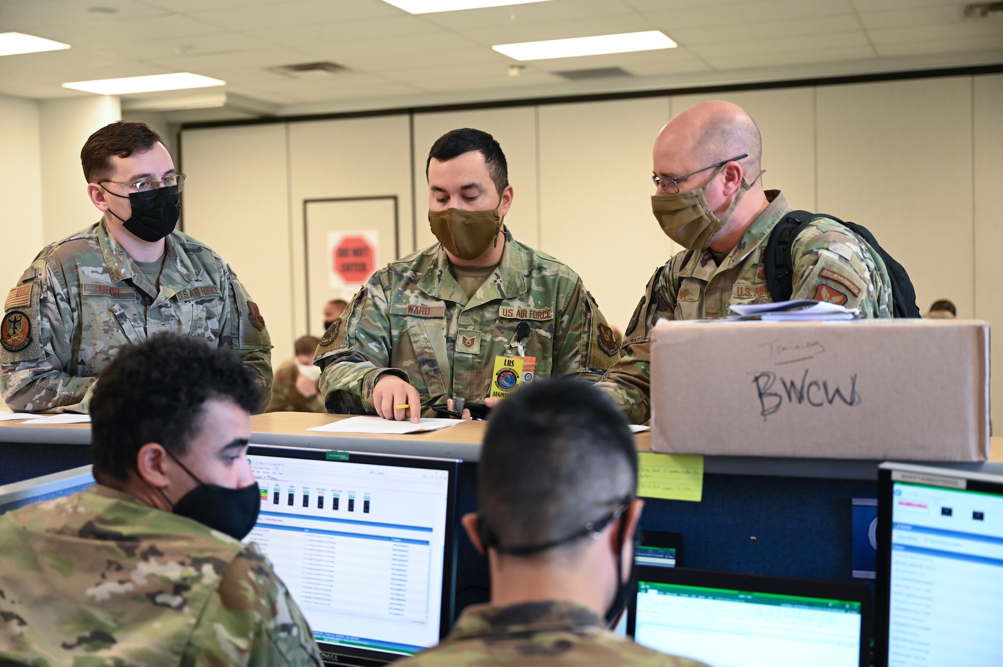 KAFB Airmen and personnel participated in a deployment exercise at Kirtland Air Force Base, N.M., Nov. 3, 2021.