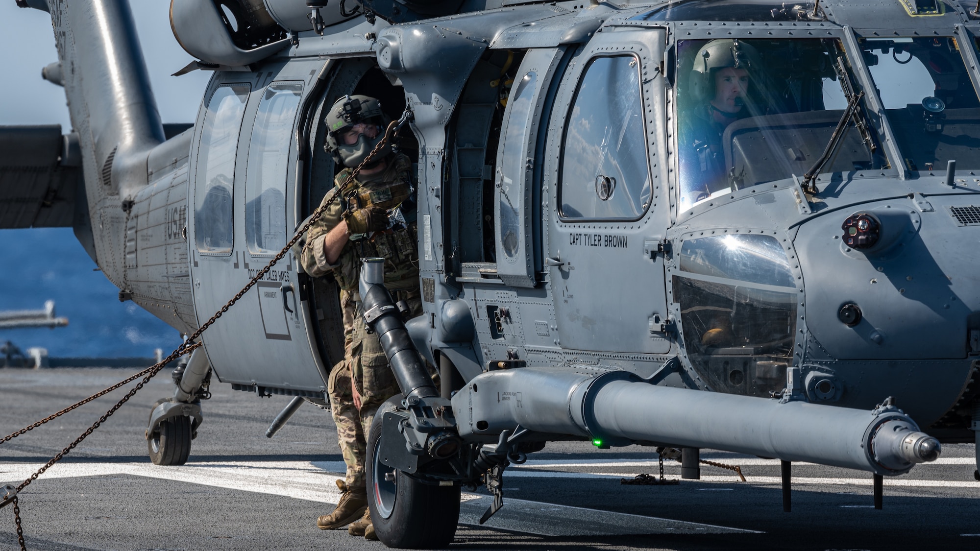 Photo of U.S. Air Force Staff Sgt. Daniel Fournier, 33rd Rescue Squadron special missions aviator