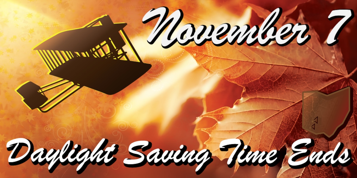 Be ready for end of daylight saving time > WrightPatterson AFB
