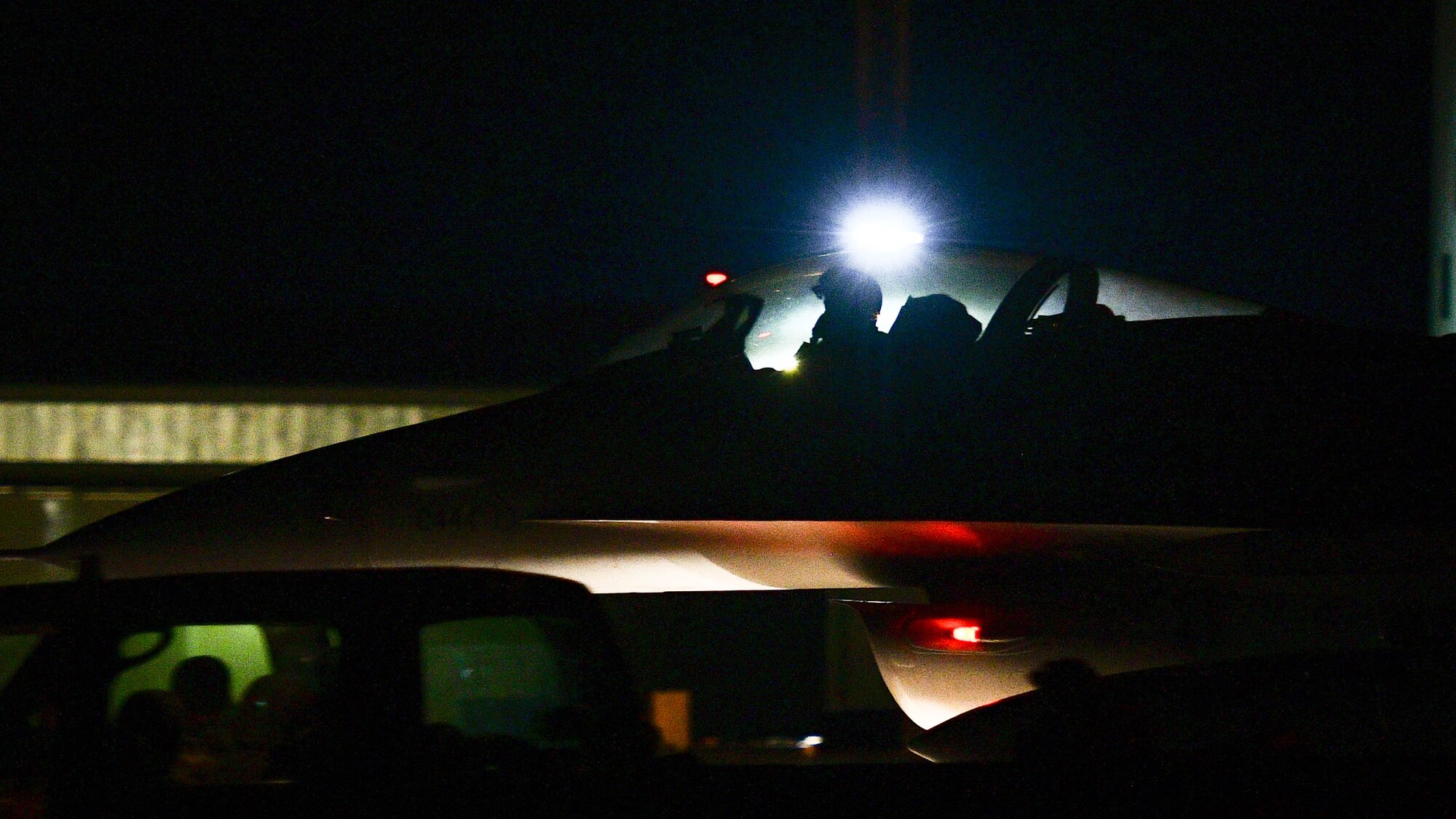 An F-16 Fighting Falcon assigned to the 510th Fighter Squadron taxis on the flightline after simulating an aircraft mishap at Aviano Air Base, Italy, Nov. 4, 2021. The training event provided the 31st Civil Engineer Squadron’s fire department and explosive ordnance disposal flight an opportunity to perform recovery responses on an F-16. (U.S. Air Force photo by Senior Airman Brooke Moeder)