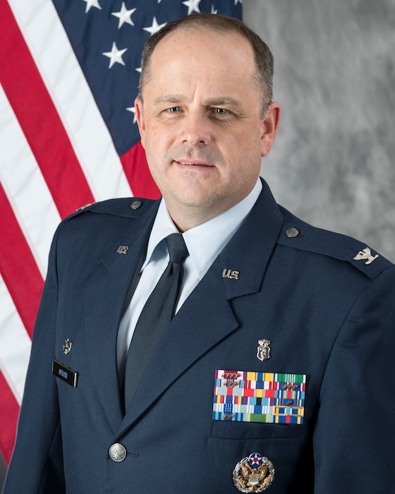 Colonel Scott Olech official Air Force bio photo