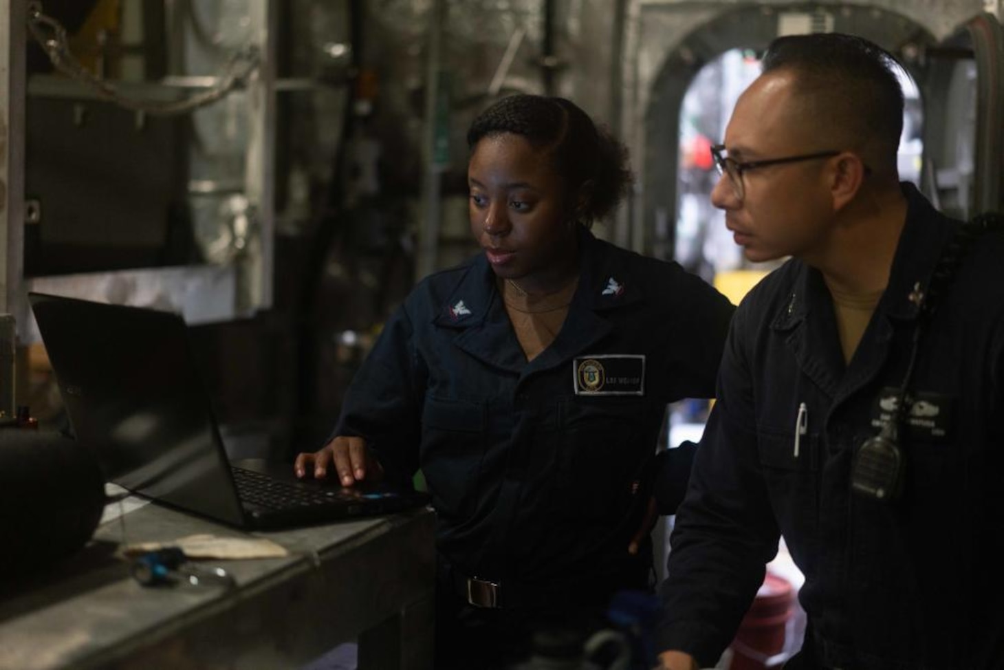 USS Jackson (LCS 6) Sailor Checks out Supplies > Commander, U.S. Navy ...