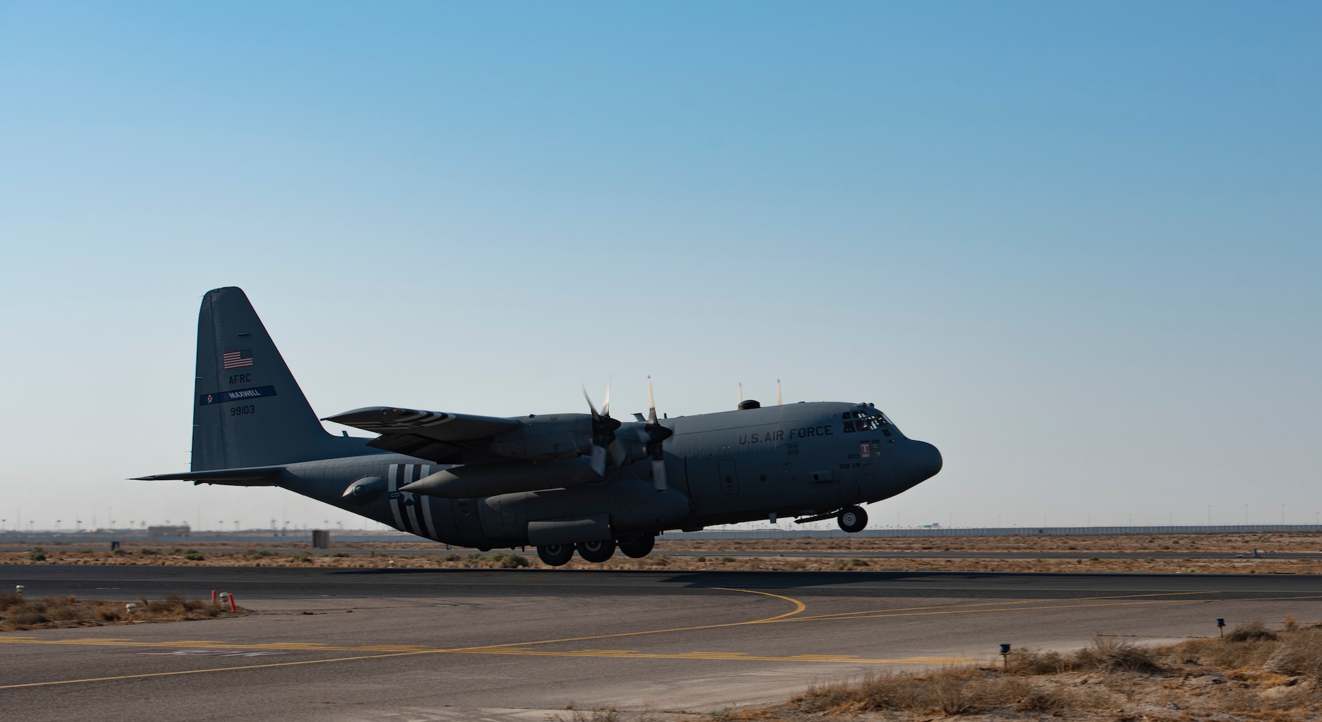 The last C-130H departs Ali Al Salem