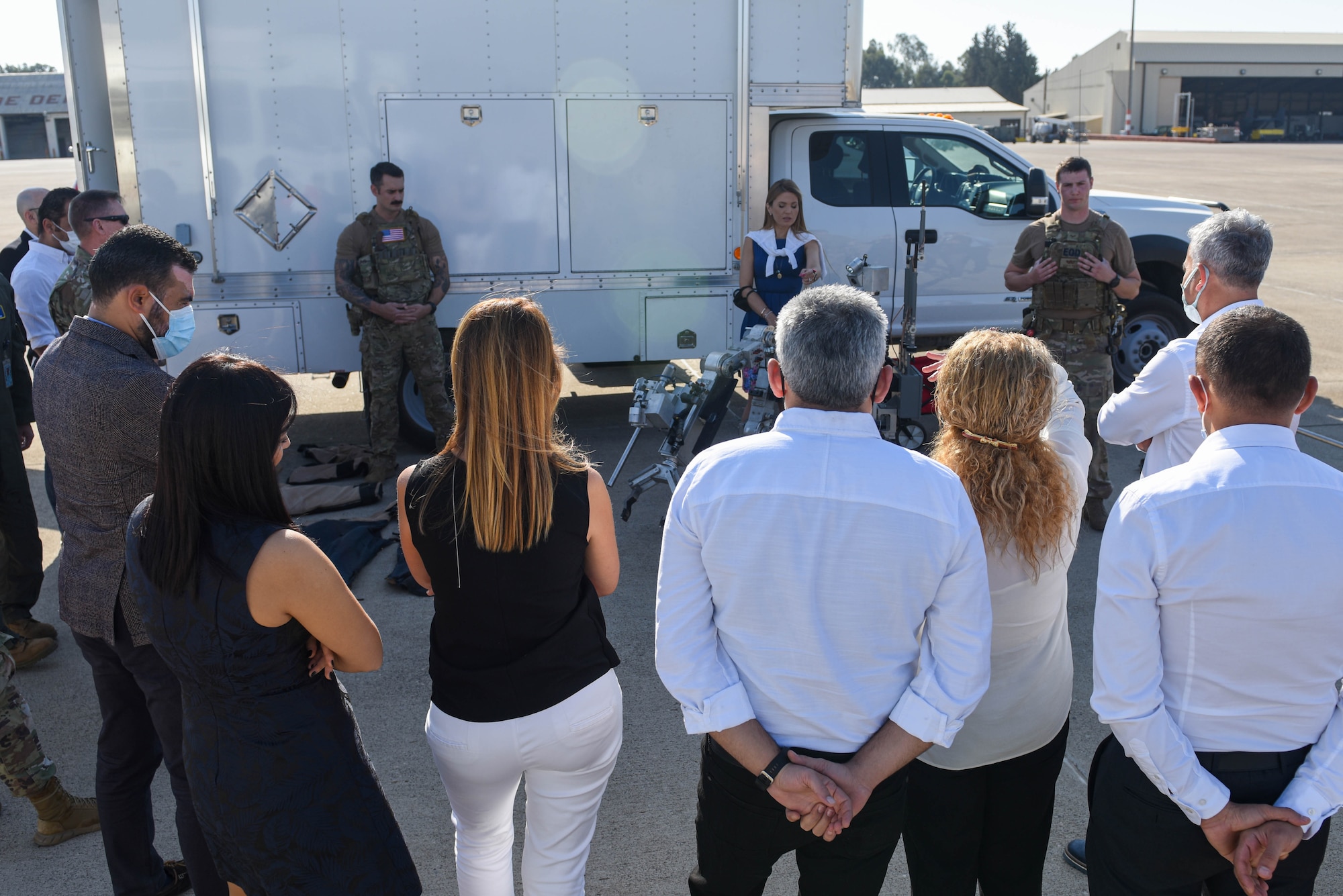 39th EOD flight demonstration to local Turkish medical professionals