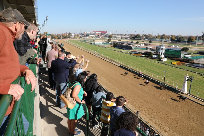 Survivors of Fallen Military Heroes gather at Churchill Downs to celebrate the lives of their loved ones along with senior military leaders from several states, in Lousville Ky., Nov. 07, 2021. (U.S. Army photo by SPC. Alexander Hellmann)