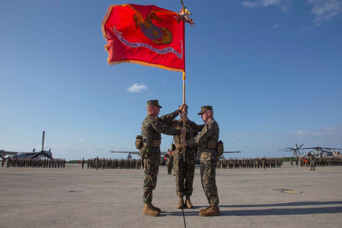 Lt. Gen. H. Stacy Clardy, III, relinquished command of III Marine Expeditionary Force to Lt. Gen. James W. Bierman, Jr., Nov. 9, 2021 at Marine Corps Air Station Futenma, Okinawa, Japan.