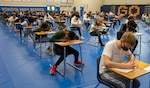 116 Yokota high school students from 10th to 12th graders took the ASVAB examination. This is the largest administration of the ASVAB test ever given in the Pacific.