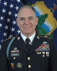 Command Sgt. Maj. Paul Edwards is the senior enlisted adviser for the Vermont National Guard.