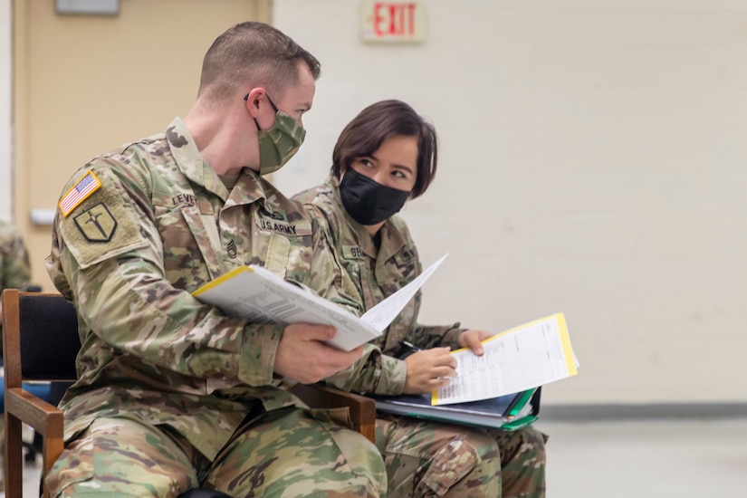 94th Military Police Company Soldiers prepare before mobilization