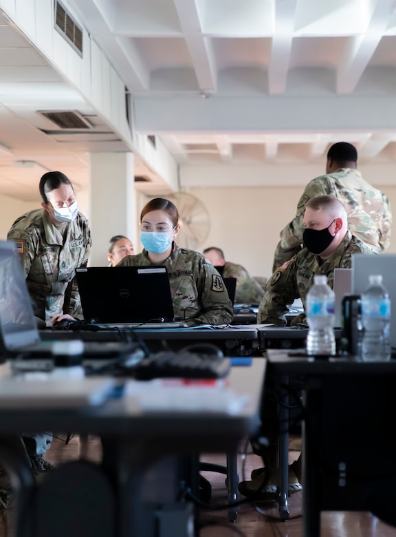 94th Military Police Company Soldiers prepare before mobilization