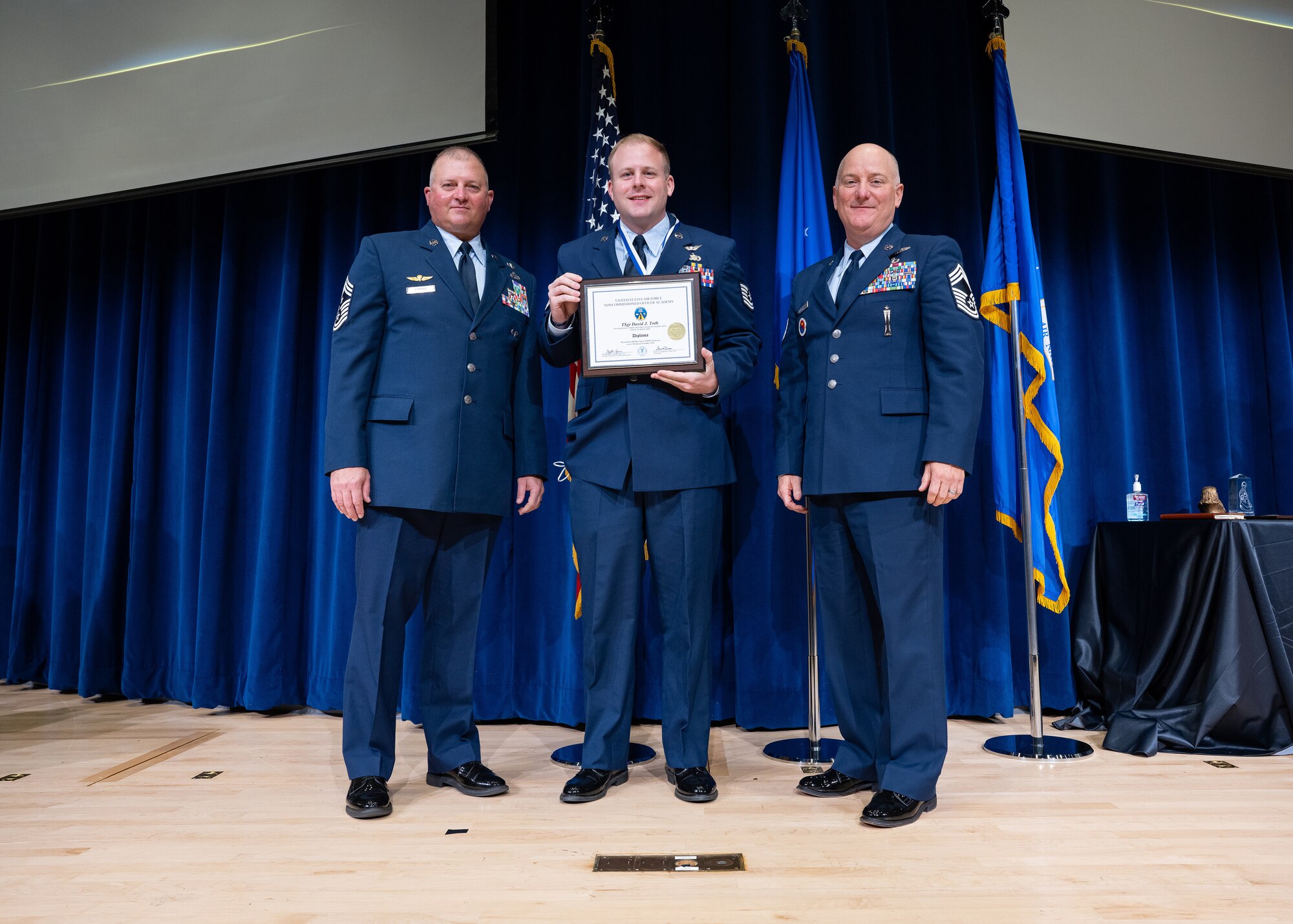 NCO Academy graduation ceremony