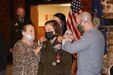 With the help of her family, Brig. Gen. Laura McHugh, deputy adjutant general - Army, Pennsylvania National Guard, was ceremoniously promoted to her current rank on Nov. 6, 2021, at Fort Indiantown Gap, Pa.  She was appointed as the deputy adjutant general - army on April 1, 2021. ( Photo by Lt. Col. Keith Hickox)