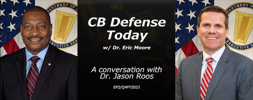 Screenshot of CB Defense Today with guest Dr. Jason Roos